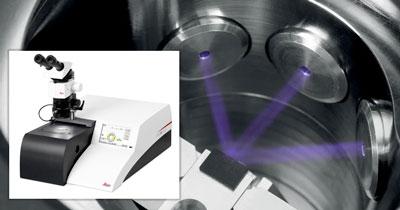 Ion Beam Milling System inside part - Leica TIC3x
