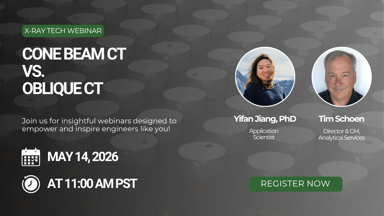 Webinar on cone beam CT and oblique CT imaging techniques