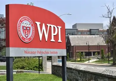 Worcester Polytechnic Institute campus building and research facilities exterior view