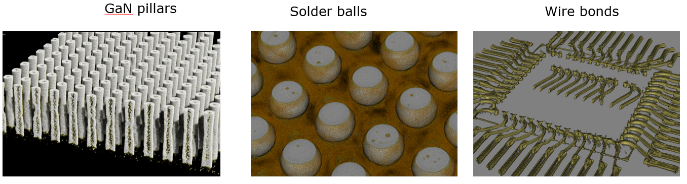 X-ray GaNPillars_Solder_balls_Wire-bonds