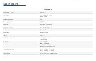 AbrasiMet M SPecs