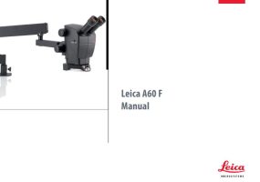 leica a60f manual